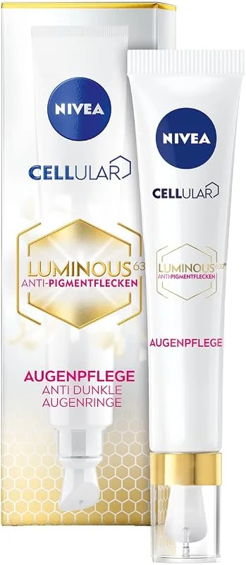 NIVEA Cellular Luminous630 Crème pour les Yeux Acide Hyaluronique et Caféine — Soin de la peau