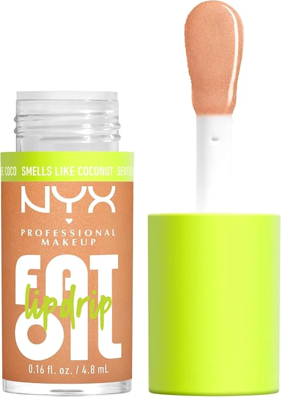 NYX Professional Makeup Fat Oil Lip Drip Gloss Huile Lèvres Coconut Cutie — Maquillage