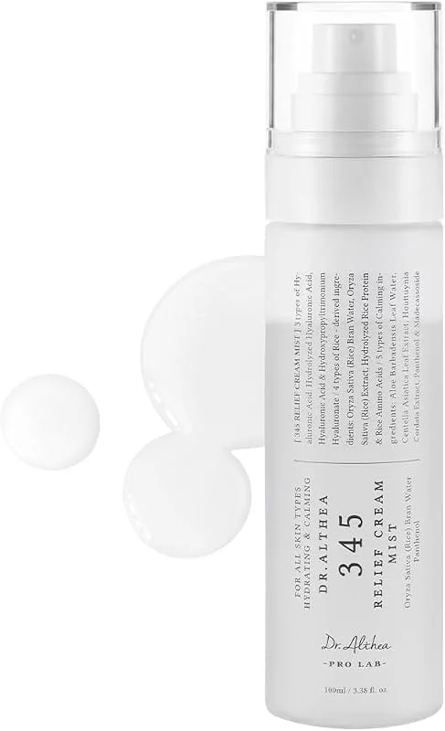 Dr.Althea 345 Relief Cream Mist, 100ml, Skincare coréenne — Soin de la peau