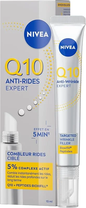 Nivea Q10 Expert Anti-Wrinkle Face Cream with Bioxifill Peptides, 15ml — Soin de la peau