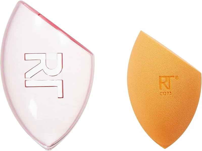 Real Techniques Étui de voyage Miracle Complexion Sponge +, éponge à mélanger pour fond — Maquillage