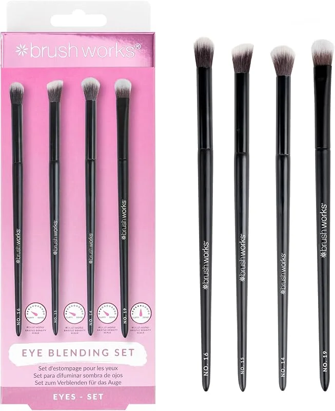 Brushworks Set de Pinceaux pour Estompage des Yeux — Maquillage