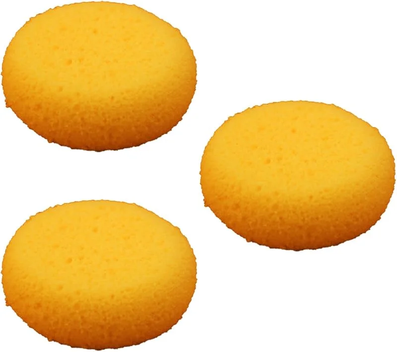 Eulenspiegel 990162 - Set d'éponges antibactériennes, 3 pièces, éponges à maquillage