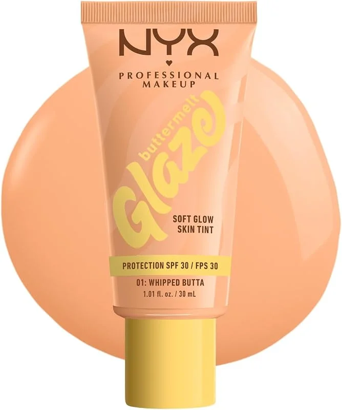 NYX Buttermelt Glaze Fond de Teint Hydratant SPF30 Whipped Butta 30ml — Maquillage