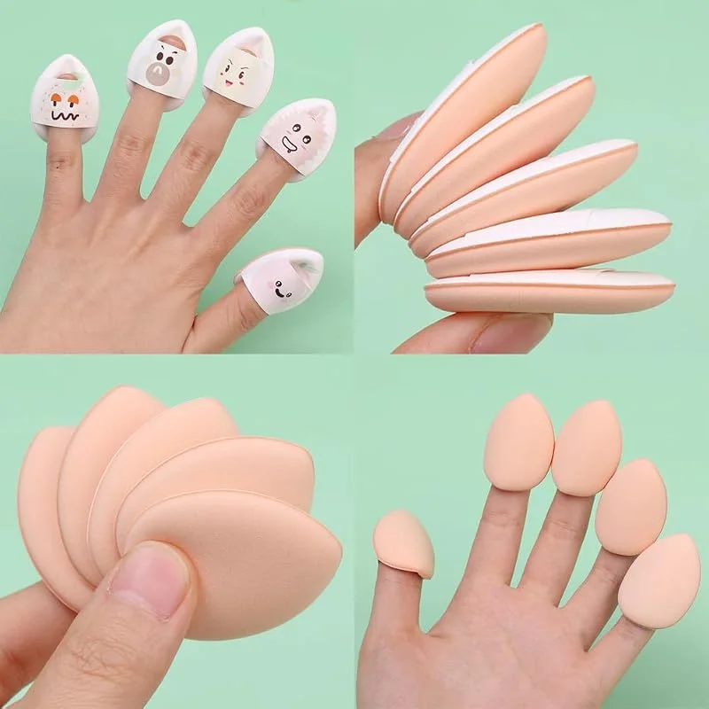 Mini houppette de maquillage pour le visage, anti-cernes, fond de teint, éponge de maquillage douce