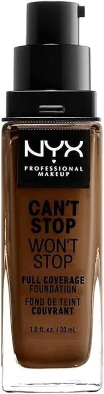NYX Professional Makeup Fond de Teint Liquide Couvrant Tenue 24h Can't Stop Won't Stop — Maquillage