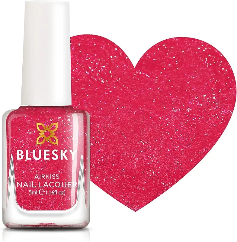 Bluesky Vernis à Ongles Enfant – CHERRY FIZZ, Rouge. Peel-Off Facile à Décoller, Non — Maquillage