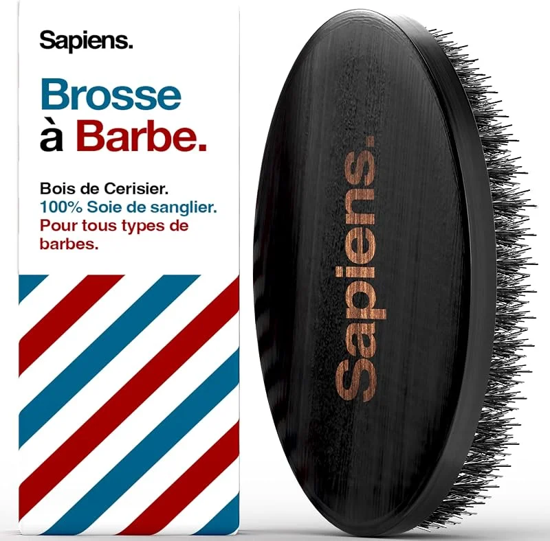 Sapiens Brosse à Barbe Homme — Soin de la peau