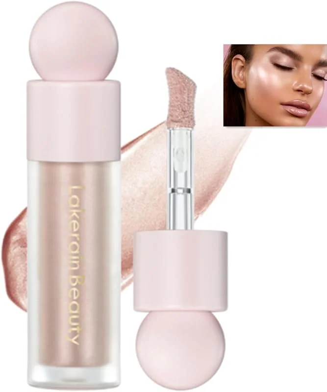 Surligneur liquide crème scintillante hydratante et éclaircissante pour visage et corps — Maquillage