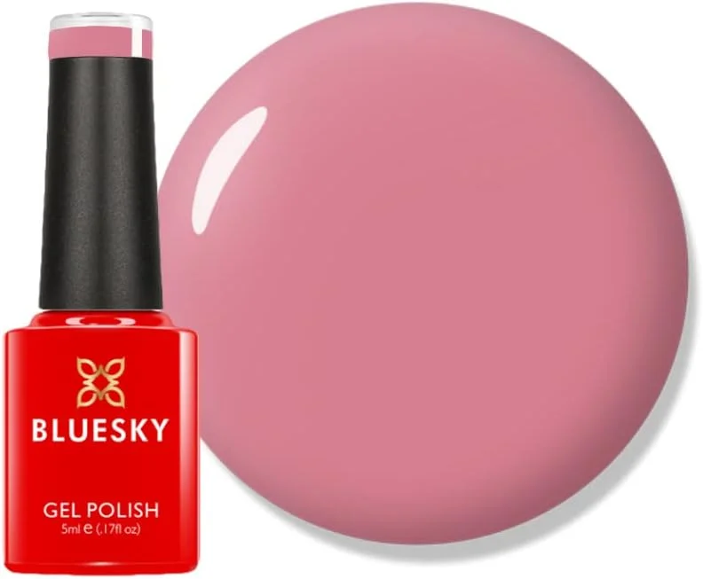 Vernis à ongles gel Bluesky, Rosebud - 80511, rose, durable, résistant aux puces, 5 ml — Maquillage