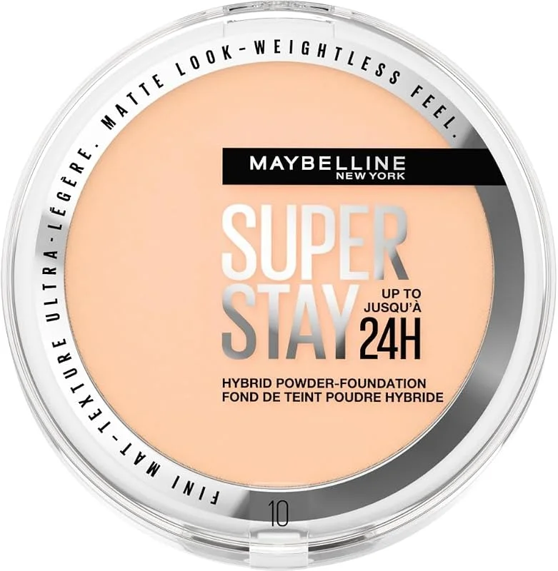 Maybelline Superstay 24H Fond de Teint Poudre Hybride Teinte 10 53g — Maquillage