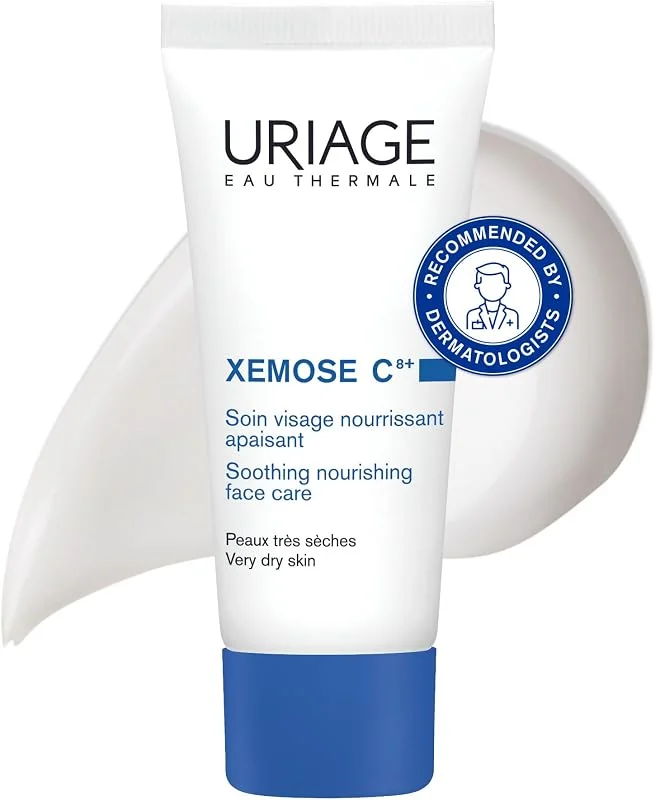 Uriage Xemose Crème Apaisante Visage Peau Sèche, Eczéma Atopique - 10% de Beurre — Soin de la peau