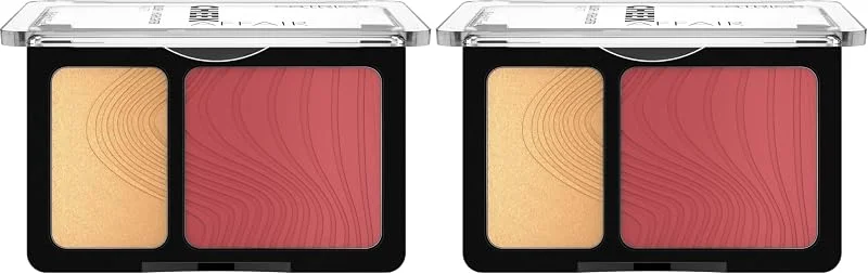 Catrice Cheek Affair Blush & Highlighter Palette blush & surligneur N°020 Rouge 2 tons — Maquillage