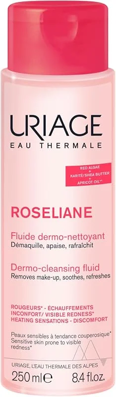 Uriage Roseliane Nettoyant Visage Anti-Rougeurs à l'Huile de Mauve, Calendula — Soin de la peau