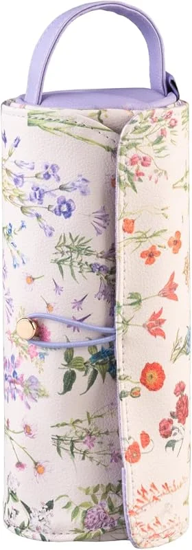 Grupo Erik - Trousse Enroulable Botanical Wild Flowers - 20, 5 x 8, 5 x 8, 5 cm, Pour — Maquillage