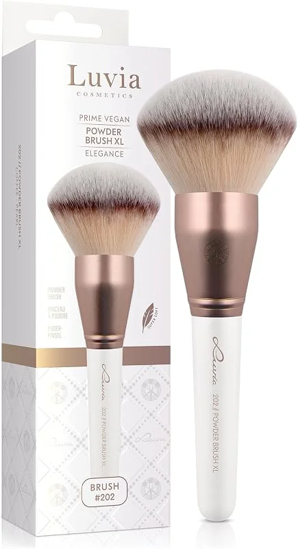 Pinceau de maquillage professionnel Luvia - XXL - Grand pinceau à poudre - Pinceau à poudre géant