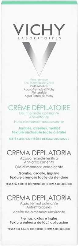 Vichy Dermo-Tolérance Crème Dépilatoire Peaux Sensibles Eau Thermale — Soin de la peau