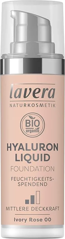 LAVERA Hyaluron Liquid Foundation Bases et Primers Ivory Rose 00 — Maquillage