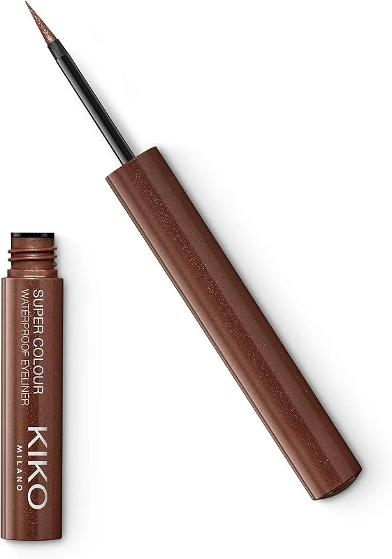 KIKO Milano Super Colour Waterproof Eyeliner 08, Eye-Liner Liquide Coloré — Maquillage