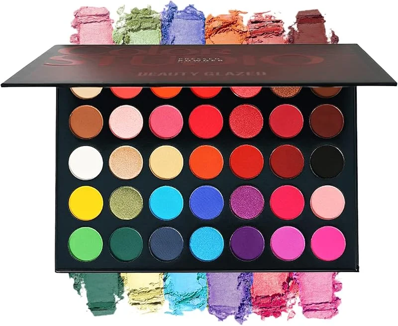 35 Color Studio Palette de fards à paupières Palette de maquillage, nuances de couleurs parfaitement
