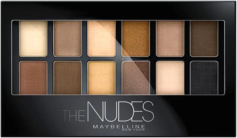 Maybelline New York Palette Fards à Paupières The Nudes 12 Couleurs — Maquillage