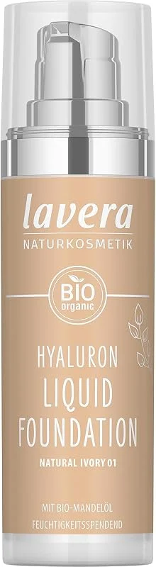 lavera Fond de teint liquide Hyaluron Natural Ivory 01 30 ml — Maquillage