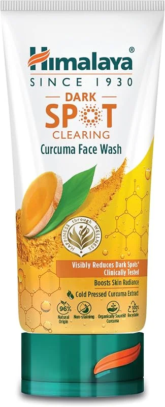 Himalaya Dark Spot Clearing Curcuma Nettoyant pour le visage, stimule l'éclat de — Soin de la peau