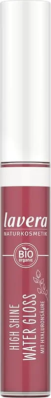 lavera Gloss High Shine Water Hot Cherry 02 5, 5 ml — Maquillage