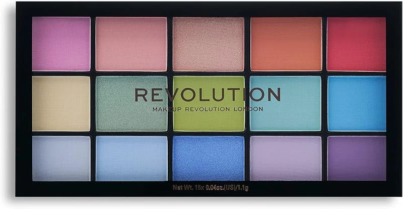 Revolution Reloaded Eyeshadow Palette, Sugar Pie, 15 Shades — Maquillage