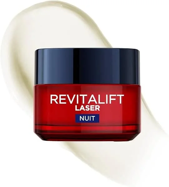 L'Oréal Paris Revitalift Laser Crème Masque Nuit Anti-Rides 3 Actifs 50ml — Soin de la peau