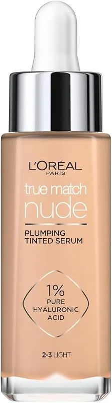 L'Oréal - True Match Nude Plumping Tinted Serum - Light 2-3 — Maquillage