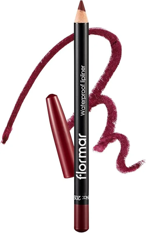 Flormar Waterproof Lipliner - Crayon a Levre Waterproof – Longue Tenue et Résistant aux — Maquillage