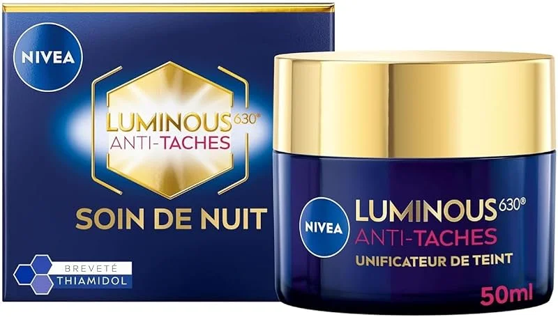 NIVEA Soin de Nuit Anti-Taches Luminous 630, 50 ml — Soin de la peau