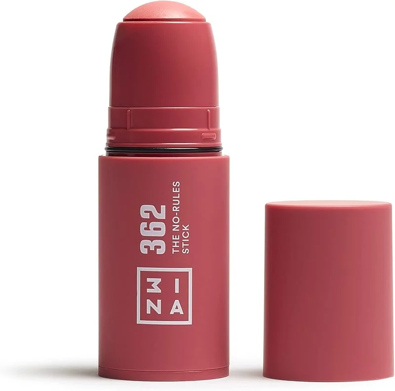 3INA MAKEUP - The No-Rules Stick 362 Rose - Blush Crème aux Acide Hyaluronique pour — Maquillage