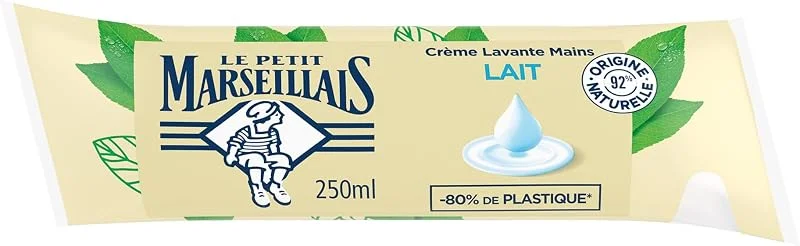Le Petit Marseillais Recharge Crème Lavante Mains Lait, berlingot 250 ml — Maquillage