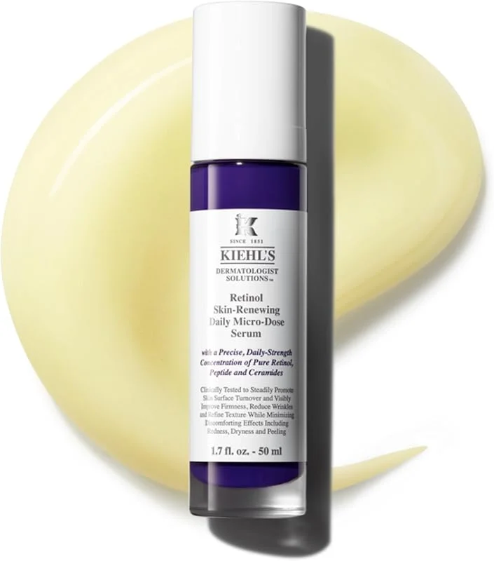 Kiehl's, Sérum Visage Quotidien Daily Micro-Dose au Rétinol, Soin Anti-Âge (50 ml) — Soin de la peau