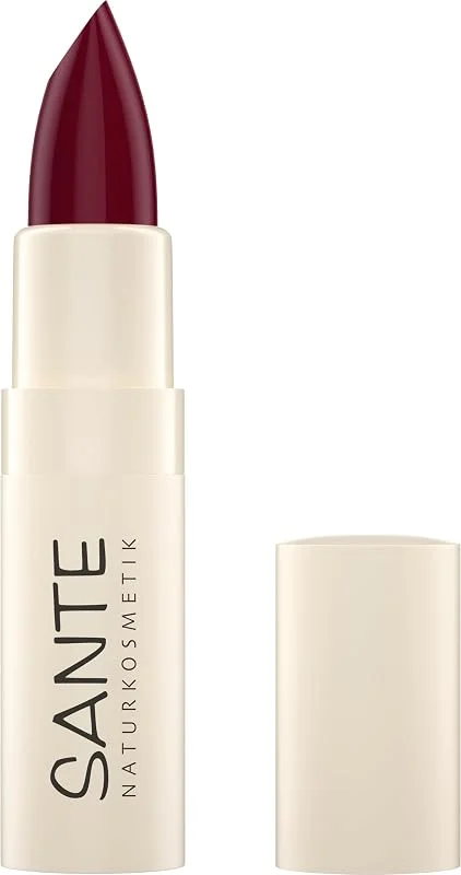 Sante Naturkosmetik Moisture Lipstick 07 Mulberry Rouge à lèvres nourrissant avec (5 g) — Maquillage
