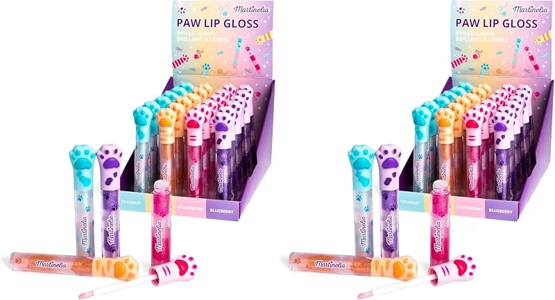 MARTINELIA - Gloss Patte de Chat Pour Enfant - Brillant à Lèvres Aromatisé Pour Fille – Maquillage