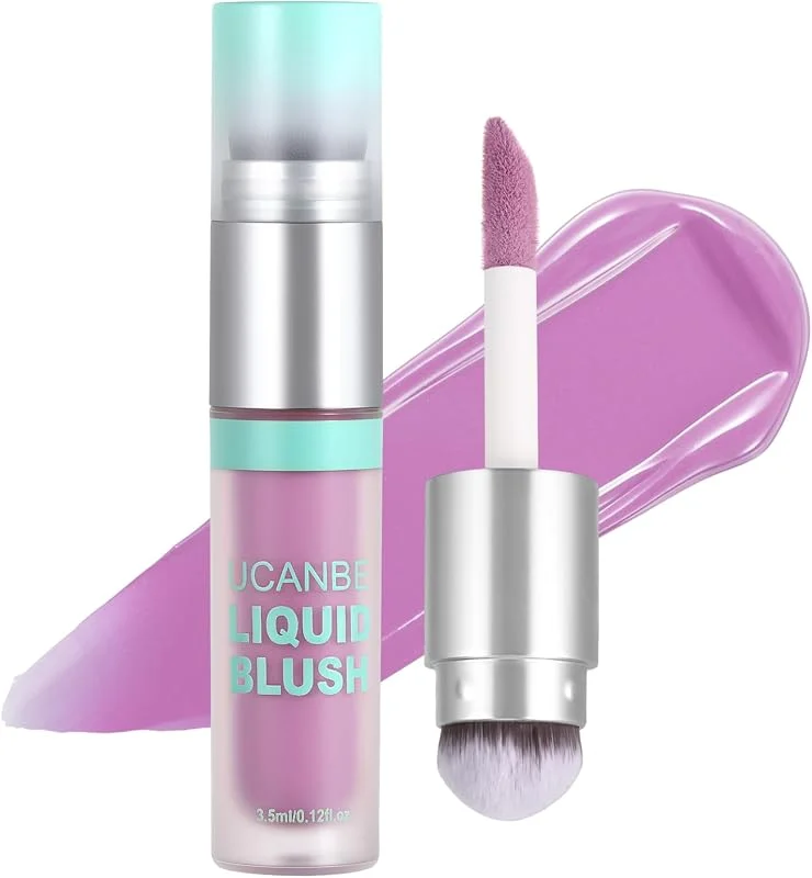 UCANBE Blush Liquide 2-en-1 Pinceau Intégré et Applicateur Biseauté — Maquillage