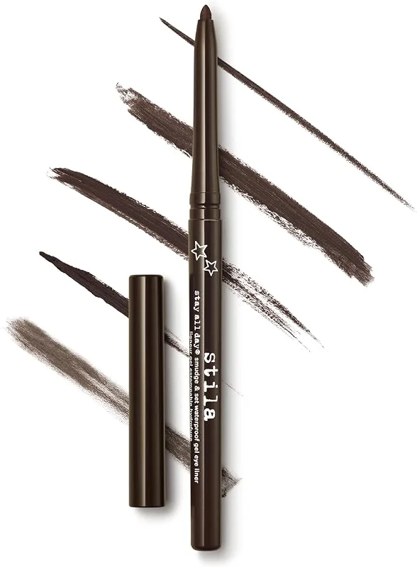 Stay All Day Smudge and Set Waterproof Gel Eye Liner - Damsel Dark Brown by Stila for — Maquillage