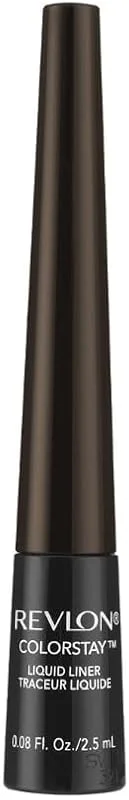 REVLON ColorStay, Eyeliner Liquide, Makeup Longue Tenue, Maquillage pour les Yeux Black Brown Marron