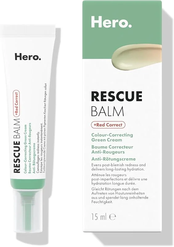 Hero Cosmetics Rescue Balm Red Correct - Baume correcteur anti rougeurs — Maquillage