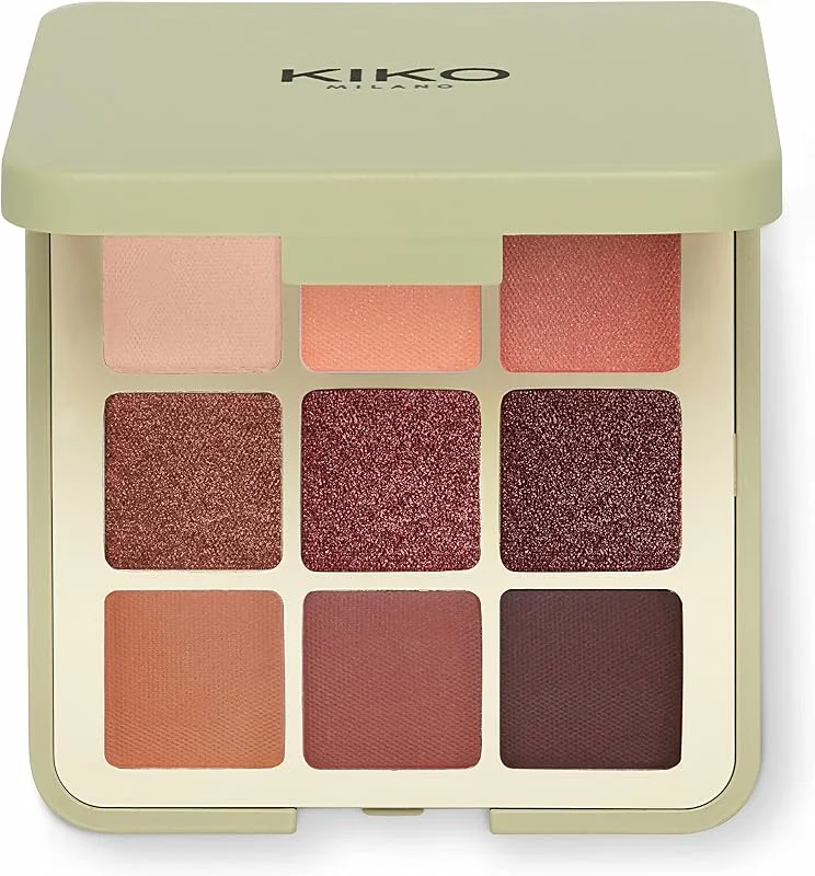 KIKO Milano Green Me Eyeshadow Palette - Teinte 102 Feisty Saffron — Maquillage