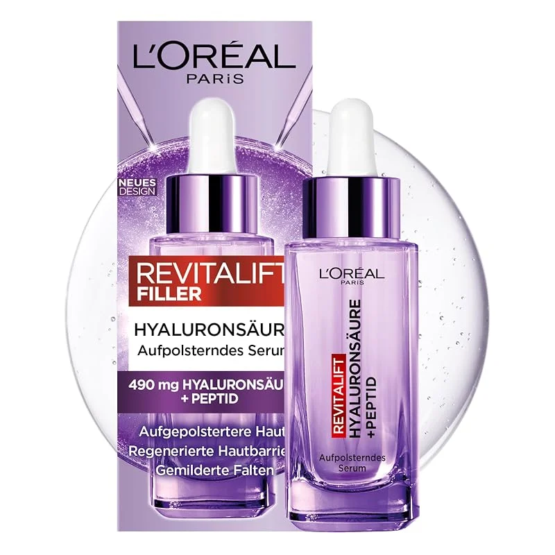 L'Oréal Paris Sérum repulpant Revitalift Filler pour réduire les rides, pour une — Soin de la peau
