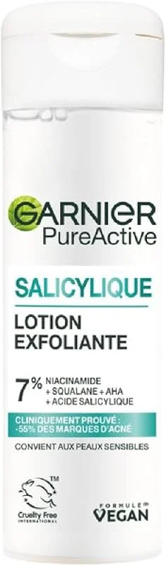 Garnier PureActive Lotion Exfoliante Salicylique Niacinamide 120ml — Soin de la peau