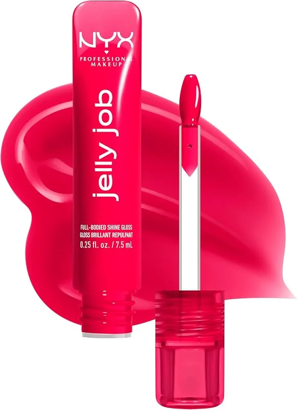 NYX Professional Makeup Jelly Job Gloss Haute Brillance Cherry Jelly 14 — Maquillage