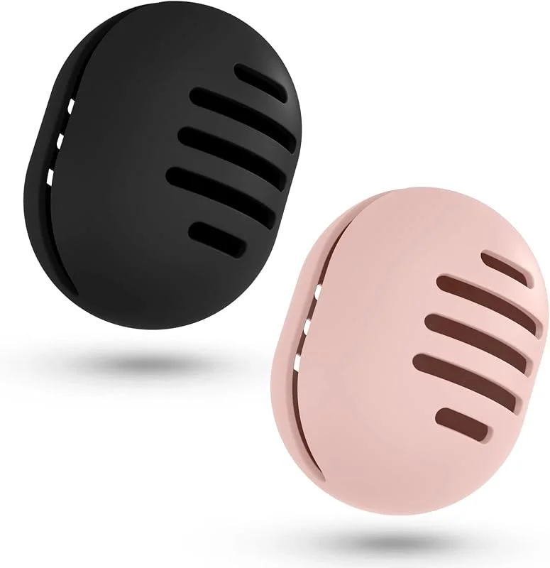 Fauxomor Lot de 2 Respirant Porte-éponge de Maquillage pour Les Voyages, Support Eponge Maquillage