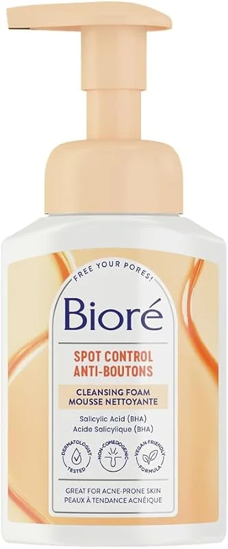 Biore Mousse Nettoyante BHA Anti-Boutons 200ml — Soin de la peau