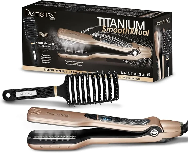 Demeliss Saint Algue Coffret Lisseur Vapeur Titanium SMOOTH RITUAL - Comprend une — Maquillage
