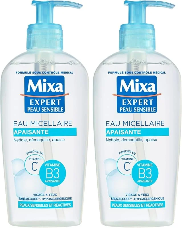 MIXA - Eau nettoyante - APAISANTE Peaux très sensibles et réactives - 200ml — Soin de la peau